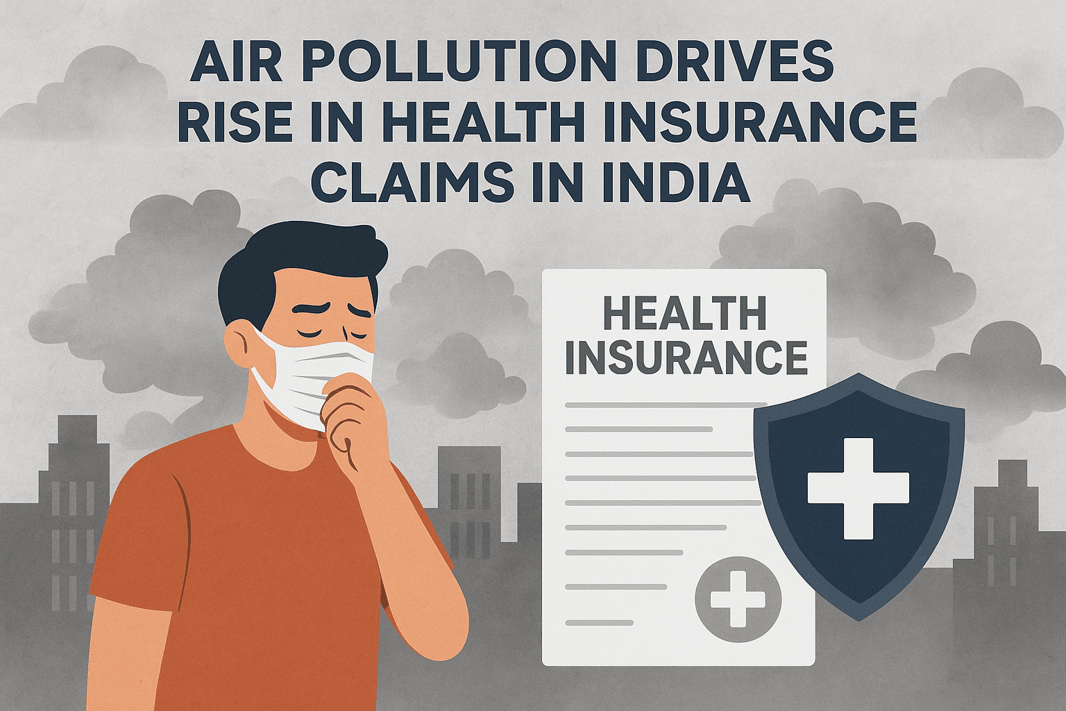 Air pollution drives rise in health insurance claims in India Air pollution drives rise in health insurance claims in India
